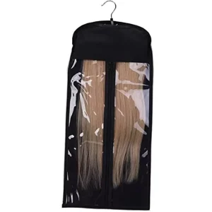 Plastic Clear Wig Storage Hanger Bags Dust Bag Hair Packaging Bag Hair Extension Bag