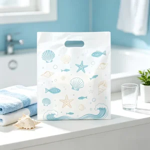 Plastic Handheld Bag General Shopping Packaging Bag Custom Logo Advertising Special