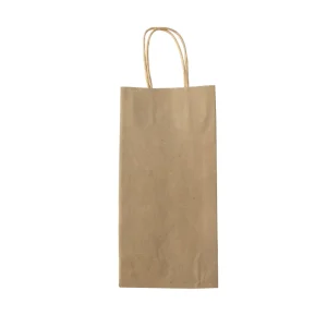 Plastic PE Custom Size Colorful Large Brown Kraft Gift Bags Paper Shopping Bags With Handles