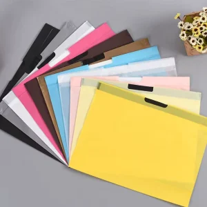 Plastic PE EVA Food Grade Customizable Takeout Delivery Secure Closure Packaging Drawstring Bag Gravure Printing Socks Clothing