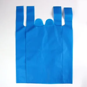 Plastic Shopping Bag Eco friendly Heavy duty Carry Bag t Shirt Bag Shopping Bags for Supermarket Promotional Events