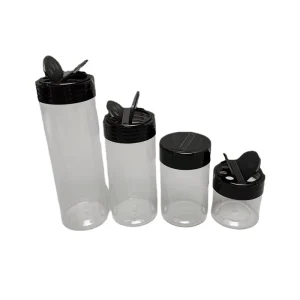 Plastic Spice Jar Seasoning Salt Pepper Chili Powder Storage Jar Bottles