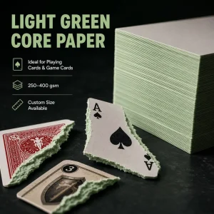 Playing Card Cardboard Green Core Paper for Playing Card Paper Trading Card Board Game Card Paperboard Factory Supply