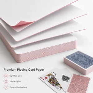Poker Card Paperboard Very Clean Surface Flexible Paperboard for Trading Cards Weight 280 290 300 310 320 Gsm Factory Supply