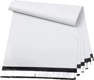 Poly Mailers Shipping Bags for Clothing Mailing Bags With Self Adhesive Waterproof and Tear Proof Large Package Bags in White