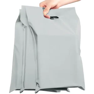 Poly Mailers with Handle Thank You Shipping Bags with Self Adhesive Strip for Small Businesses Shipping Supplies Owners Gift