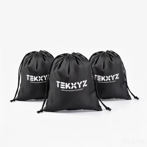 Polyester Fabric Biodegradable Reusable Drawstring Dust Bag for Travel Storage Shoe Gift Packaging