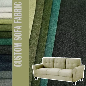Polyester Textured Knit Fabric Sofa Fabric Material for Living Room Armchair