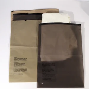 Polyethylene Bags Are Environmentally Friendly Reusable and Resealable PE Plastic Is Used for Clothing