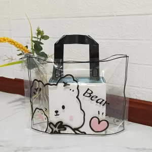 Polyethylene Plastic Shopping Bags for Fashion Stores Custom Logo Printed Packaging Bags with Handles