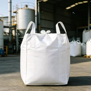 Polypropylene Bulk FIBC Bag Open Duffel Top Sealed Flat Bottom Jumbo Bag for Feed and Building Material