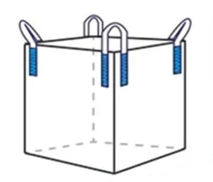 Polypropylene Woven Big FIBC Bulk Super Sack Jumbo Bag With Top Fill Spout and Flat Bottom