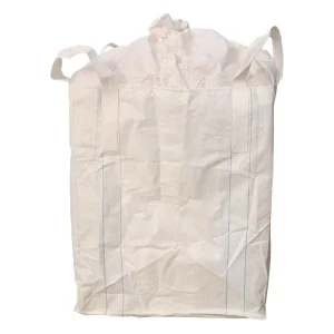 Polypropylene Woven Flat Bottom FIBC Bag Big Jumbo Breathable Load Bearing for 1 2 Ton Loads