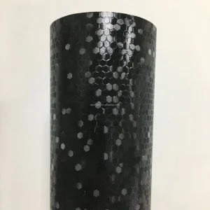 Popular Release Liner Adhesive 3D Carbon Dot Black Color Car Interior Wrap Vinyl Film