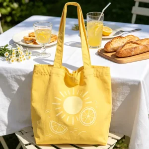 Portable Custom Tote Bag Load Bearing Canvas Tote Bag Outdoor Travel Shopping Bags Built in Phone Pocket Womens Tote Bags