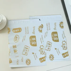 Portable HDPE Shopping Bag with Valve Custom Printing Shock Resistance Patch Handle for Business Supermarket Use