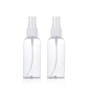 Portable Refillable Spray Bottle Leakproof Transparent Vial Customizable Logo For Perfume Toner Hand Sanitizer Packaging