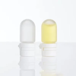 Portable Serum Bottle Small Bulb Shaped Glass Oil Vial for Clear Mini Sample 1.5ml 2ml 3ml 5ml Hyaluronic Acid Plastic Bottles