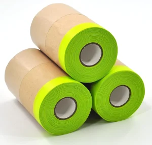 Pre-Taped Kraft Paper Masking Film Automotive Plastic Film for Car Painting Tape