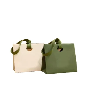 Premium Black Pink Kraft Paper Bags Ready Stock Handheld Packaging Totes for Catering Takeaway & Ladies Day Gifts