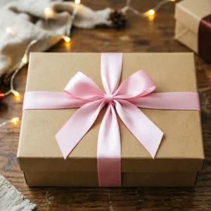 Premium Double Faced Satin Ribbon Bow for Gift Wrapping 25mm Wide Christmas Wedding Favors Birthday Presents Eco Friendly Luxury