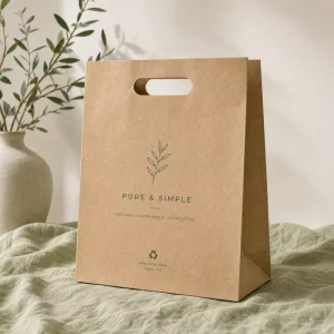 Premium Kraft Paper Bag Shopping Gift Retail Packaging Carry Bag Eco Friendly Custom