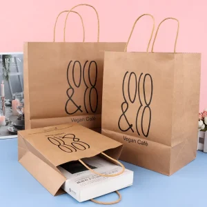 Premium Matte Finish White Cardboard Die Cut Clothing Shopping Gift Packaging Plain High Quality Paper Bag