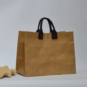 Premium Matte Paper Bags With Long Ribbon Handles for High End Gift Shop Bulk