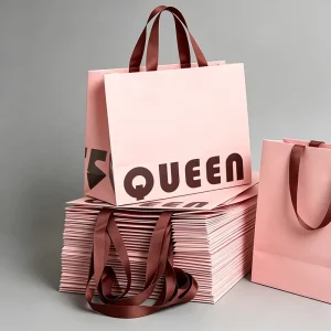 Premium Personalized Boutique Custom Shopping Paper Bag Packaging Luxury Gift Paper Bags with Your Own Logo for Small Business