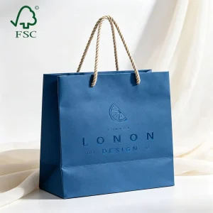 Premium Retail Paper Bags Custom Branding Gift Packaging Carrier Bags Fashion Store Underwear Clothing Jewelry Shopping Bag