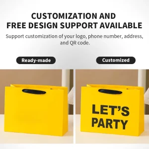 Premium White Cardboard Paper Gift Bags Custom Logo Printed Shopping Bags for Luxury Clothing Shoes Brand Retail Stores