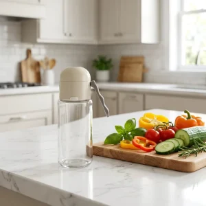 Press Type Salt Control Bottle Sealed Moisture Proof Metering Seasoning Bottle