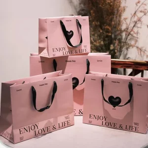 Price Custom Printed Paper Bag Environmentally Friendly Shopping High quality Paper Bags Clothing Packaging Paper Bags