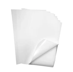 Printable Full Color A4 Blank Waterproof Self Adhesive Glossy Matte Clear Film Sheet Flexography Vinyl Sticker Label Paper