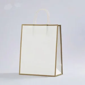 Professional China Manufactured Kraft Paper Bag Minimalist Customizable Logo Gift Packaging Classic Style Carton Packed Craft