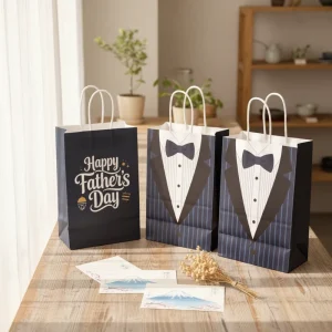 Professional Fast Delivery Custom Logo Paper Handbag Small MOQ Luxury Gift Packaging for Promotional Business Events