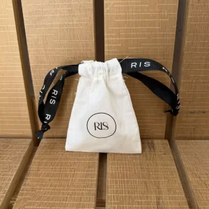 Promotional Canvas Cotton Jewelry Pouch Drawstring Shoe Bag Gift Bag Custom Dust Bags Covers with Logo Print