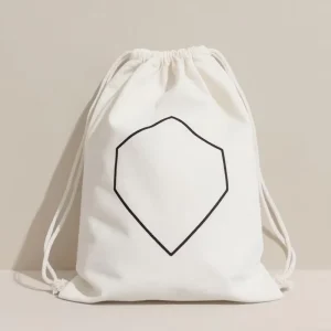 Promotional Custom Logo Canvas Waterproof Dustproof Recycled Portable Travel Shoe Pouch Drawstring Dust Bag for Men