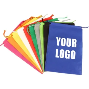 Promotional Custom Non Woven Dust Drawstring Bag Dustproof Storage Bag Dust Removal Drawstring Bag With Custom Logo