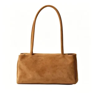 Provide Free Sample Bags Support OEM ODM Real Leather Double Handle Women’s Shoulder Bag for Casual Shopping Bag