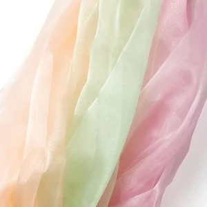 Pure Color Organza Wedding Decoration Yarns Organza Organza Wedding Dress Fabric