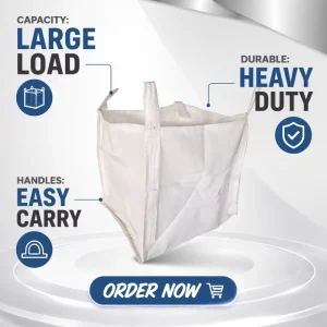 Quality Assurance 1000kg Fibc Big Bag Dustproof Reusable Pp Jumbo Bulk Ton Bag 1000kg
