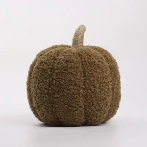 Quality Assurance Halloween Holiday Polyester 3D Pumpkin Plush Throw Decorative Cushion Covers for Sofa Bed Chair