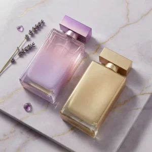 Quality Design Modern Beautiful Clear Luxury 100ML Glass Perfume Spray Bottle