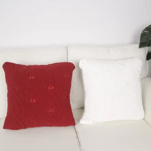 Quality Management National Standards Solid Knitted Throw Pillow Cushions for Home Decor Office Chair