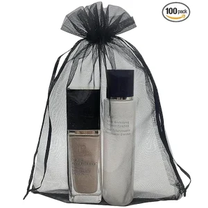 Quick Logistics Mesh Organza Gift Bags Bulk Drawstring Jewelry Pouches Wedding Party Christmas Festival Favor Bags RTS Fast