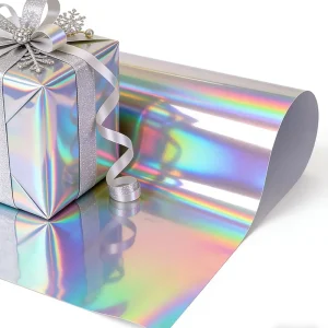 ROHS Certified Holographic Laser Printable Self Adhesive Film Roll for Packaging