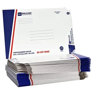Ready to Ship 250gsm Customized Cardboard Mailer Shipping Envelopes with Easy Tear Strip