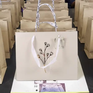 Recyclable Biodegradable Shopping Clothing Packaging Luxury Gift Custom Paper Bags with Your Own Logo for Small Business