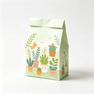 Recyclable Custom Logo Brown Kraft Paper Bag Custom Shopping Handle Kraft Paper Bag with Logo